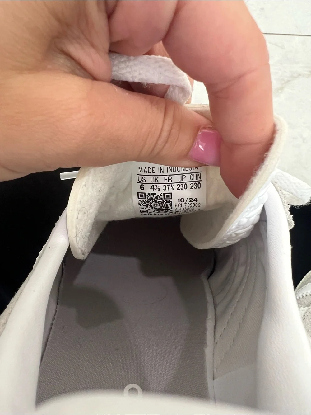 Adidas Grey Two / Cloud White / Core White Gazelle Bold Sneakers Size 6 US $120